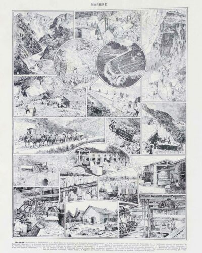 10-scaled-1 Marbres du monde, 18 variétés, planche géologique 1930