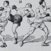Boxe, planche sportive de Louis Charles Bombled 1932