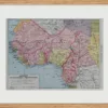 Afrique Occidentale et Équatoriale, planche cartographique 1928