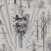 Armes à travers les âges, planche historique originale