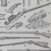 Armes à travers les âges, planche historique originale