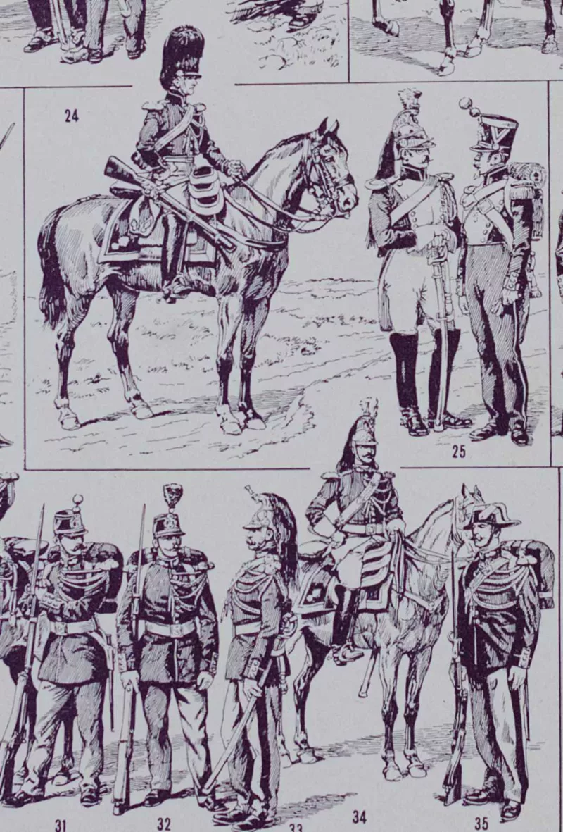118A5880.jpg Génie et Gendarmerie, uniformes historiques, planche 1930