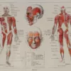 118A5930-medical-anatomie-muscles Muscles, planche anatomique 1924