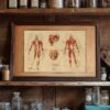 pharmacie-P01 Muscles, planche anatomique 1924