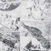 Marbres du monde, 18 variétés, planche géologique 1930