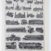 Locomotives, de la vapeur à l’électricité, planche 1930