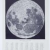 Lune et phases lunaires, planche astronomique 1930