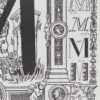 Lettre M, typographie et histoire de l’alphabet, planche 1930