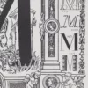 Lettre M, typographie et histoire de l’alphabet, planche 1930