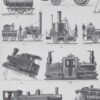 Locomotives, de la vapeur à l’électricité, planche 1930