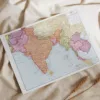 Inde indépendante, carte mise à jour en 1947, planche édition 1931