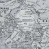 Mappemonde et pôles, planche cartographique 1930