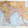 A10-1931-3 Inde indépendante, carte mise à jour en 1947, planche édition 1931
