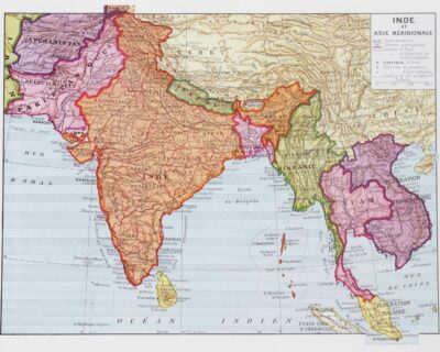 A10-5-1 Inde indépendante, carte mise à jour en 1947, planche édition 1931