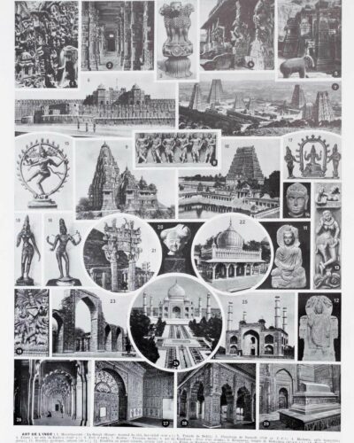 A10-6 Instruments de musique, planche originale 1930