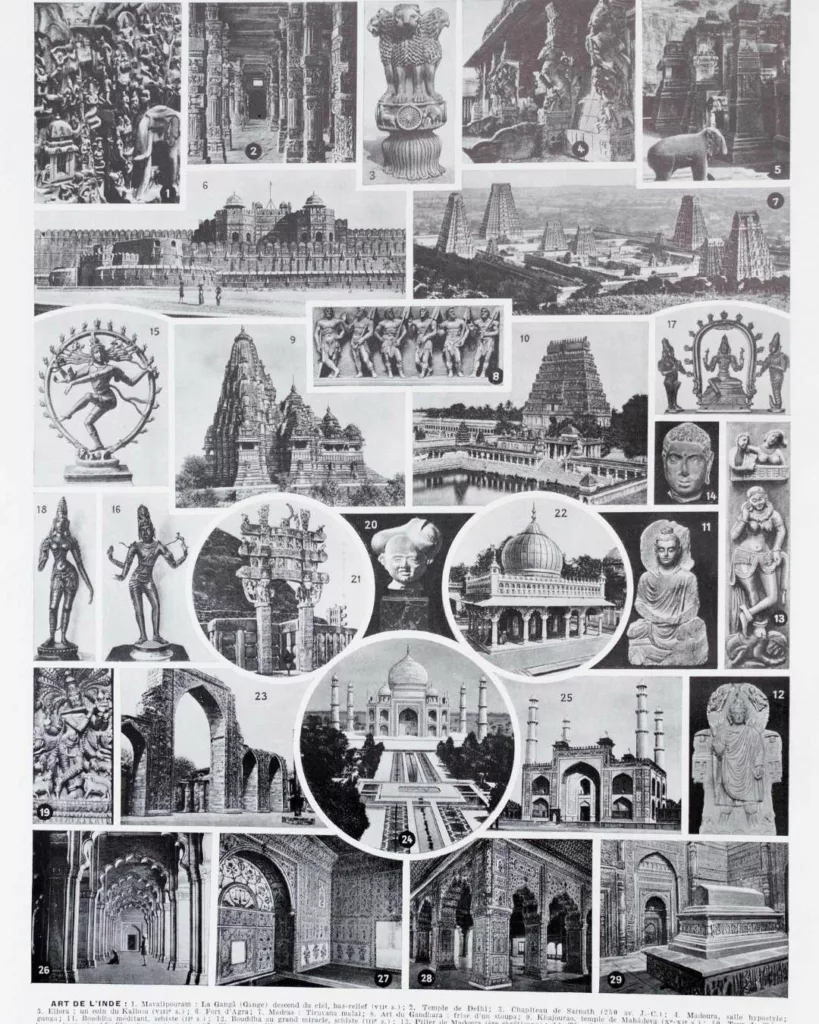 Instruments de musique, planche originale 1930