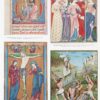 A10-9 Miniatures médiévales XIIe-XVe siècle, planche 1930