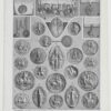Sigillographie, 54 sceaux historiques, planche 1930