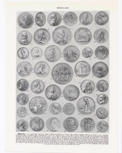 Médailles européennes XIVe-XXe siècle, planche 1930