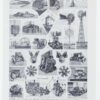 Moteurs industriels et motoculture, planche technique 1930