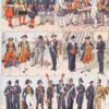 Marine française, uniformes 1690-1930, planche 1930