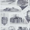 Moteurs industriels et motoculture, planche technique 1930