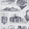 Moteurs industriels et motoculture, planche technique 1930 – détail de la planche ancienne