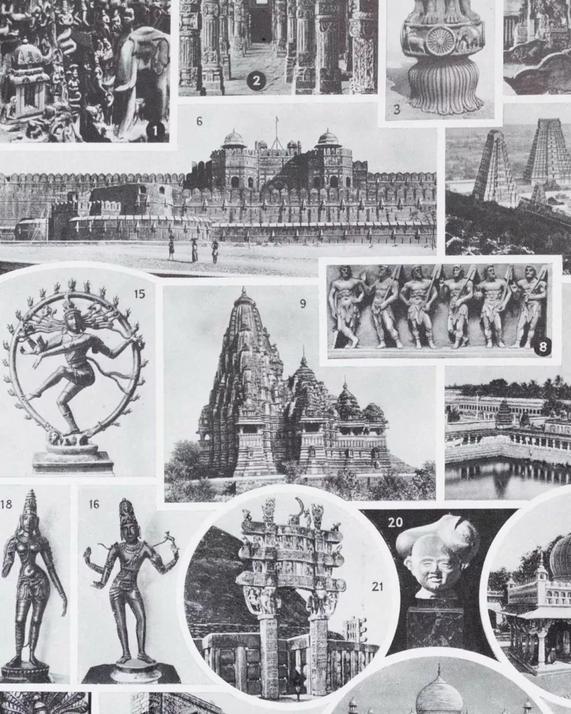 Inde indépendante, carte mise à jour en 1947, planche édition 1931 – détail de la planche ancienne