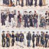 Marine française, uniformes 1690-1930, planche 1930