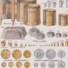 Système métrique, poids, mesures et monnaies, planche 1930 – détail de la planche ancienne