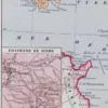 A14-8 Italie, carte historique en couleurs, planche 1930 – détail de la planche ancienne