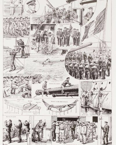 Marine française, uniformes 1690-1930, planche 1930