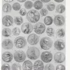 Médailles européennes XIVe-XXe siècle, planche 1930 – verso du document ancien