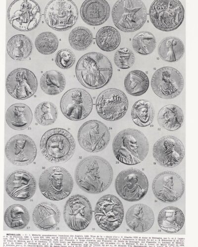 Médailles européennes XIVe-XXe siècle, planche 1930