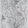Indochine française, cartes et économie, planche 1930 – verso du document ancien