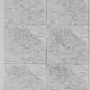 Italie, carte historique en couleurs, planche 1930
