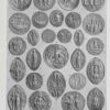 Sigillographie, 54 sceaux historiques, planche 1930