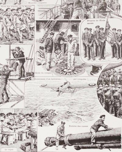 Marine française, uniformes 1690-1930, planche 1930