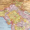 Indochine française, cartes géopolitiques et économiques 1931 – planche ancienne entière