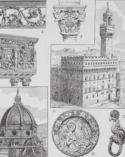 Renaissance italienne, Michel-Ange, Donatello et Cellini, planche 1930