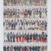 Infanterie française, quinze siècles d’uniformes, planche 1930