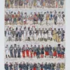 Infanterie française, quinze siècles d’uniformes, planche 1930