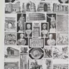 Empire romain, carte historique et art romain, planche 1930 – planche ancienne entière