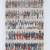 Infanterie française, quinze siècles d’uniformes, planche 1930 – planche ancienne entière