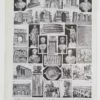 Empire romain, carte historique et art romain, planche 1930 – planche ancienne entière