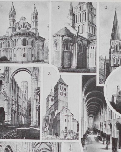 Art roman, architecture et sculpture, planche 1930