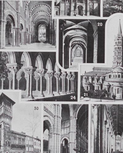 Art roman, architecture et sculpture, planche 1930