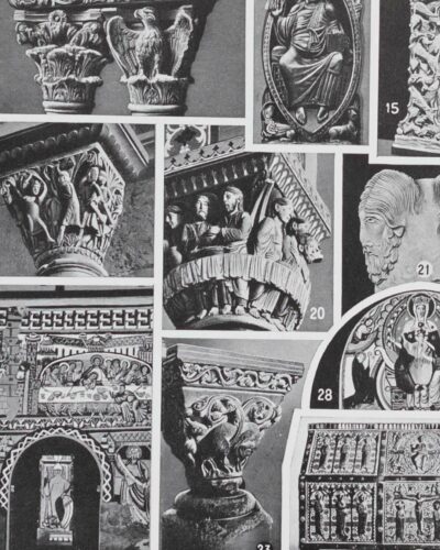 Art roman, architecture et sculpture, planche 1930