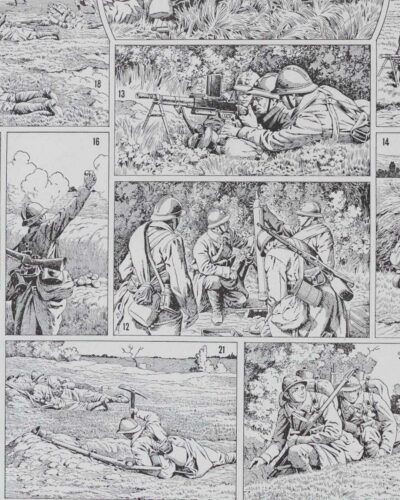 Infanterie française, quinze siècles d’uniformes, planche 1930