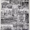 Planche ancienne abattoir, gravure originale années 1930 – planche ancienne entière
